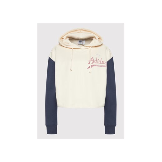 adidas Bluza Modern B-Ball HD9782 Beżowy Relaxed Fit 42 MODIVO