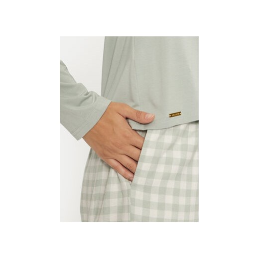 Selmark Piżama P9173 Zielony Relaxed Fit Selmark S MODIVO