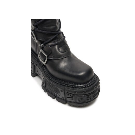 NEW ROCK Glany M-272-S3 Czarny New Rock 42 MODIVO