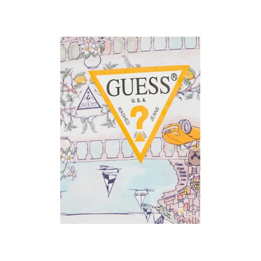 Guess T-Shirt N4GI23 K8HM3 Kolorowy Regular Fit Guess 6_9M MODIVO