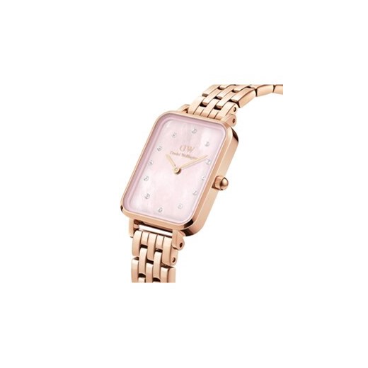 Daniel Wellington Zegarek Quadro DW00100621 Różowy Daniel Wellington uniwersalny MODIVO