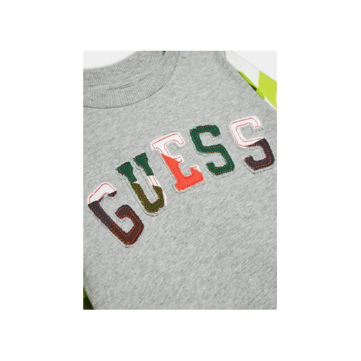 Guess Bluza N4RQ02 KA6R3 Szary Regular Fit Guess 4Y MODIVO