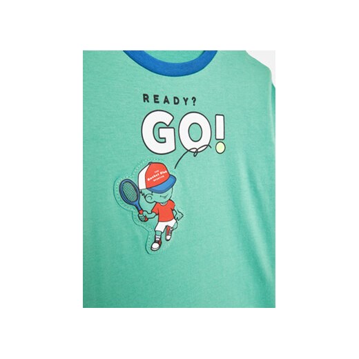 United Colors Of Benetton T-Shirt 3096G108L Zielony Regular Fit United Colors Of Benetton 90 MODIVO
