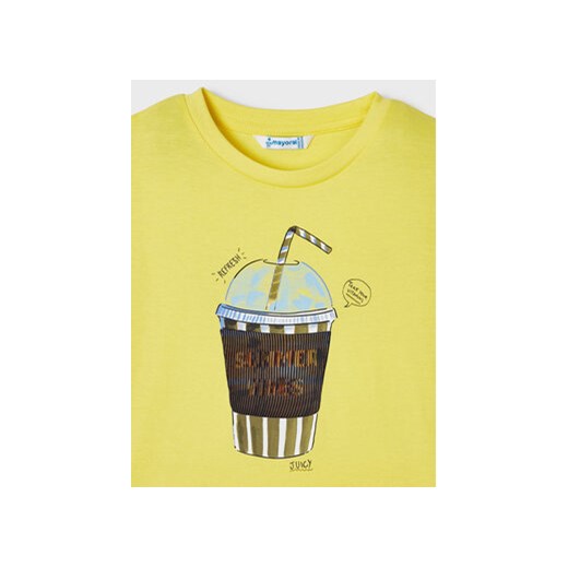 Mayoral T-Shirt 3014 Żółty Regular Fit Mayoral 7Y MODIVO