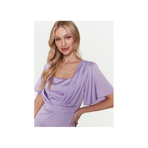 Rinascimento Sukienka koktajlowa CFC0112815003 Fioletowy Regular Fit Rinascimento M MODIVO