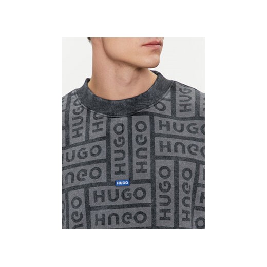 Hugo Bluza Nenry 50510545 Szary Relaxed Fit S MODIVO
