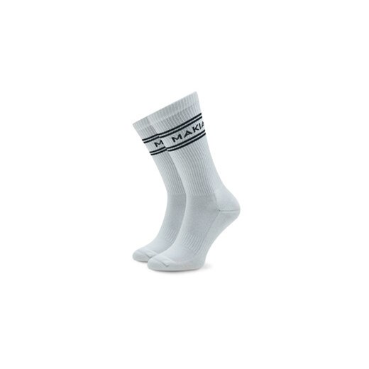 Makia Zestaw 2 par wysokich skarpet unisex Stripe U83015 Biały Makia 39_42 MODIVO