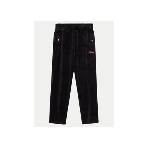 Guess Spodnie dresowe J4BQ13 KCH92 Czarny Relaxed Fit Guess 7Y MODIVO
