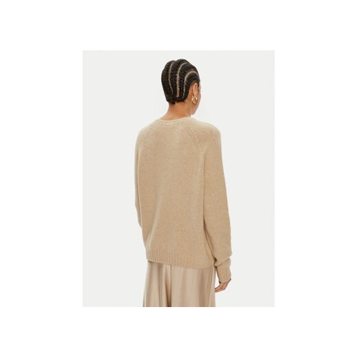 Weekend Max Mara Sweter Ghiacci 2425366111600 Beżowy Regular Fit XS MODIVO