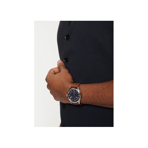 Tommy Hilfiger Zegarek 1710559 Brązowy Tommy Hilfiger uniwersalny MODIVO