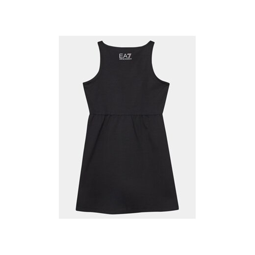 EA7 Emporio Armani Sukienka letnia 3DFA54 FJ4SZ 1200 Czarny Regular Fit 10Y MODIVO