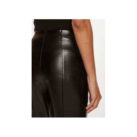 Patrizia Pepe Spodnie z imitacji skóry 8P0640 E005 Czarny Slim Fit Patrizia Pepe 46 MODIVO