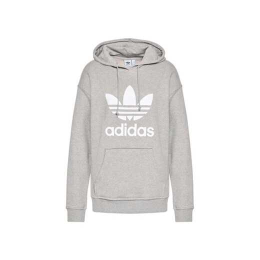 adidas Bluza adicolor Trefoil H33589 Szary Relaxed Fit 30 MODIVO