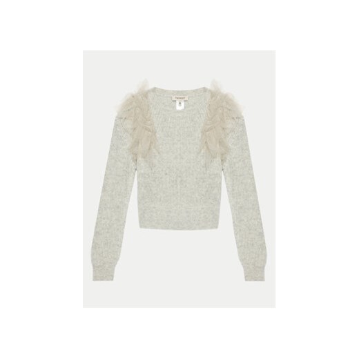 TWINSET Sweter 242GJ3080 Szary Regular Fit Twinset 10Y MODIVO