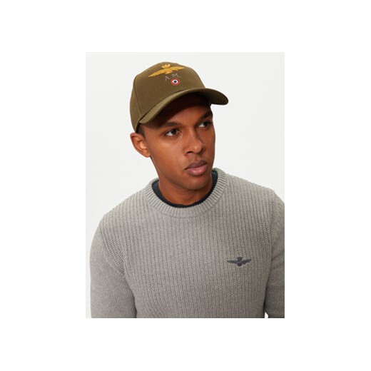 Aeronautica Militare Czapka z daszkiem 242HA1100CT2848 Khaki ze sklepu MODIVO w kategorii Czapki z daszkiem męskie - zdjęcie 177376663