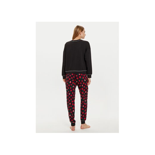 DKNY Piżama YI90025 Czarny Regular Fit XS MODIVO