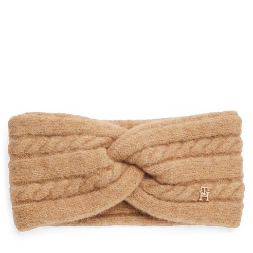 Opaska materiałowa Tommy Hilfiger AW0AW16971 Beżowy Tommy Hilfiger one size eobuwie.pl