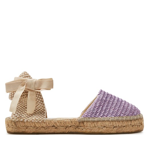 Espadryle Manebi Yucatan Flat Valenciana Espadrilles G 3.3 P0 Fioletowy ze sklepu eobuwie.pl w kategorii Espadryle damskie - zdjęcie 177383254