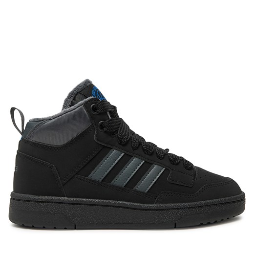 Sneakersy adidas Rapid Court Mid Winterized JR2804 Czarny 38 eobuwie.pl