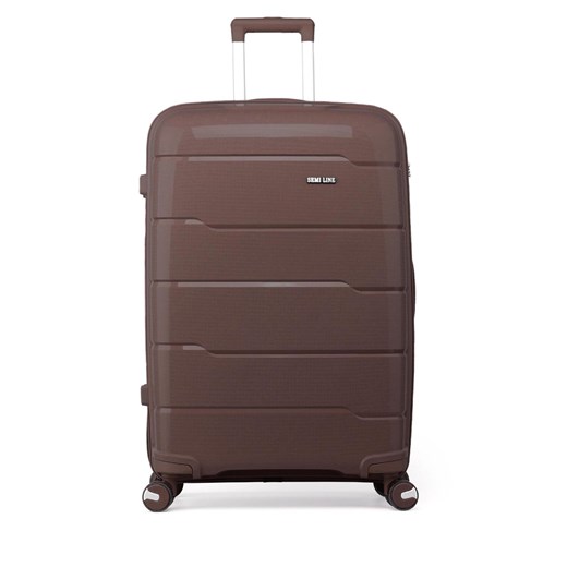 Walizka duża Semi Line T5792-3 Brązowy Semi Line one size eobuwie.pl