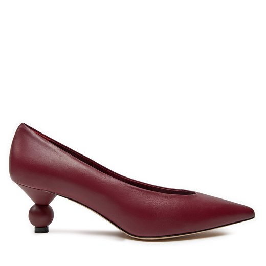 Czółenka Weekend Max Mara Renza 24255260346 Bordowy 37 eobuwie.pl