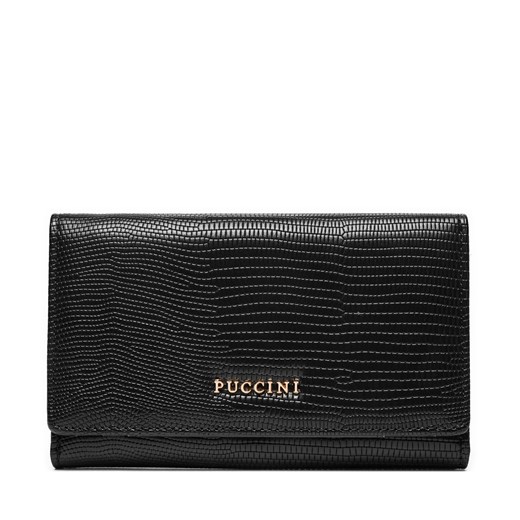 Duży Portfel Damski Puccini BLP839B Czarny Puccini one size eobuwie.pl