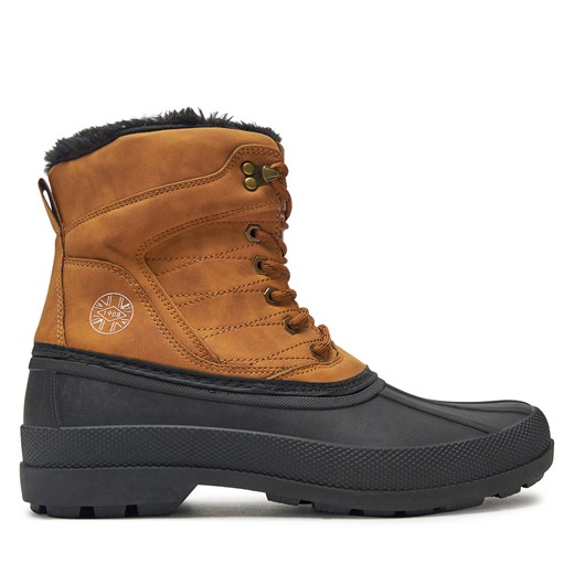 Śniegowce Lee Cooper LCJ-24-44-2873MA Brązowy Lee Cooper 44 promocja eobuwie.pl