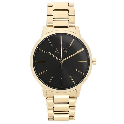 Zestaw zegarek i bransoletka Armani Exchange Cayde Gift Set AX7119 Złoty Armani Exchange one size eobuwie.pl
