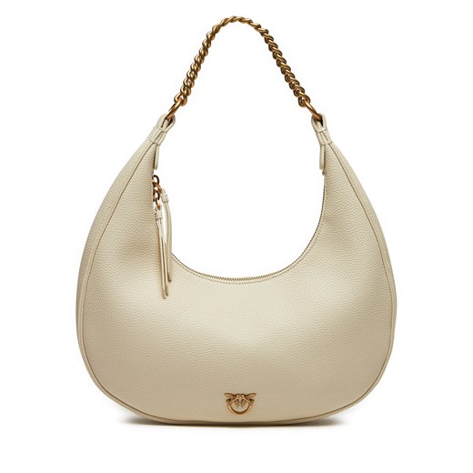 Torebka PINKO Brioche Hobo Classic AI 24-25 PLTT 101526 A29Q Écru Pinko one size eobuwie.pl