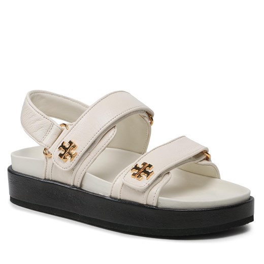 Sandały Tory Burch Kira Sport Sandal Calf Leather 144328 Écru Tory Burch 39 eobuwie.pl