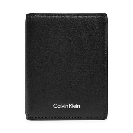 Duży Portfel Męski Calvin Klein Ck Sleek Bifold 7cc W/Coin K50K512694 Czarny Calvin Klein one size eobuwie.pl
