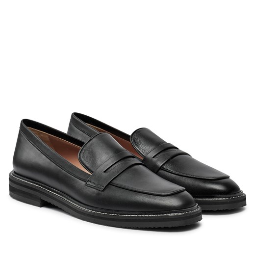 Lordsy Pollini SA10093G1LTDG000 Czarny ze sklepu eobuwie.pl w kategorii Lordsy damskie - zdjęcie 177389571
