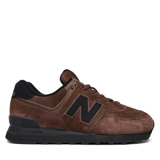 Sneakersy New Balance U574LEB Brązowy New Balance 41.5 eobuwie.pl