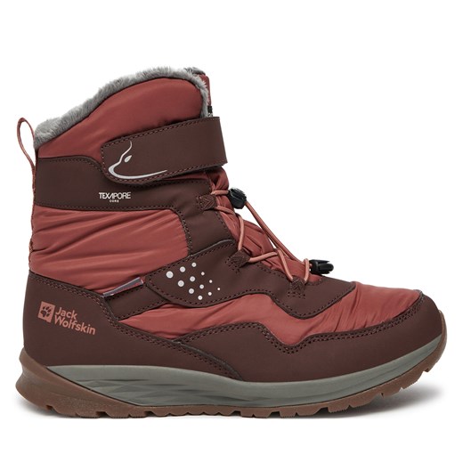 Śniegowce Jack Wolfskin Polar Bear-G Texapore High Vc K A62143 Brązowy Jack Wolfskin 38 eobuwie.pl