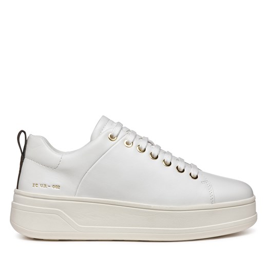 Sneakersy Geox D Spherica Ecub-2 D46WVA 00085 C1000 Biały Geox 38 eobuwie.pl