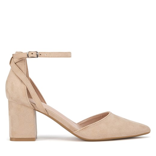 Czółenka DeeZee WSS20968-02 Beżowy 41 eobuwie.pl