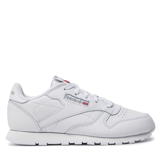 Sneakersy Reebok Classic Leather 50172 Biały ze sklepu eobuwie.pl w kategorii Buty sportowe dziecięce - zdjęcie 177390573