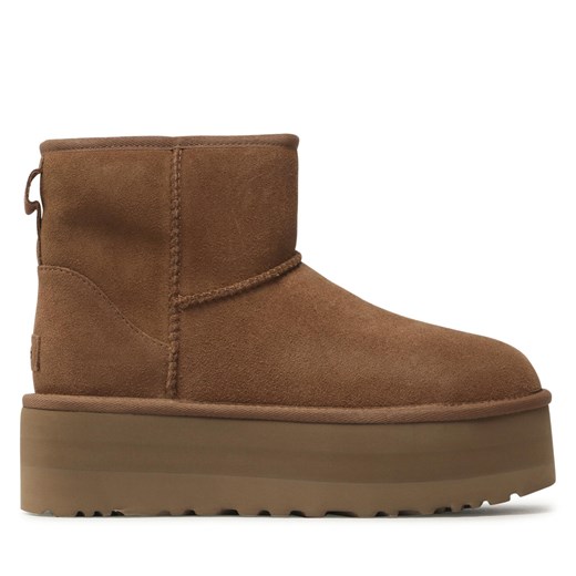 Śniegowce Ugg W Classic Mini Platform 1134991 Brązowy 40 eobuwie.pl