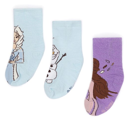 Skarpety Frozen ACCCS-AW24-234DFR (3-pack) Fioletowy 33 eobuwie.pl