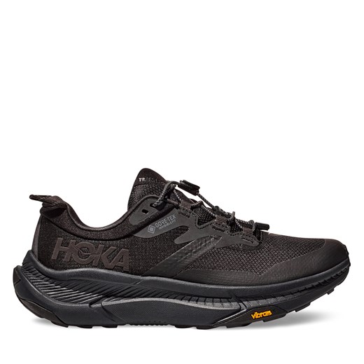 Sneakersy Hoka Transport GTX GORE-TEX 1133958 Czarny ze sklepu eobuwie.pl w kategorii Buty sportowe damskie - zdjęcie 177392343