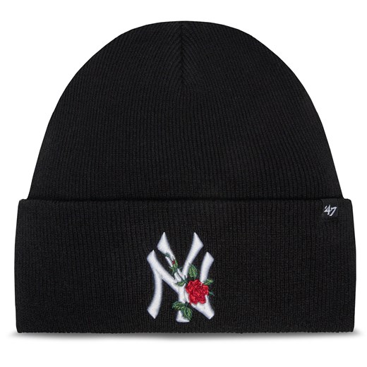 Czapka 47 Brand New York Yankees Thorn B-THRNK17ACE Czarny 47 Brand one size okazja eobuwie.pl