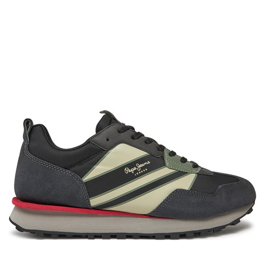 Sneakersy Pepe Jeans PMS60025 Czarny ze sklepu eobuwie.pl w kategorii Buty sportowe męskie - zdjęcie 177392801