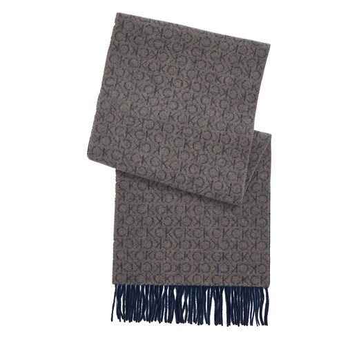 Szalik Calvin Klein Classic K50K512377 Beżowy Calvin Klein one size eobuwie.pl