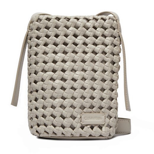 Torebka Calvin Klein Ck Braided Mini Bag K60K612172 Szary Calvin Klein one size eobuwie.pl
