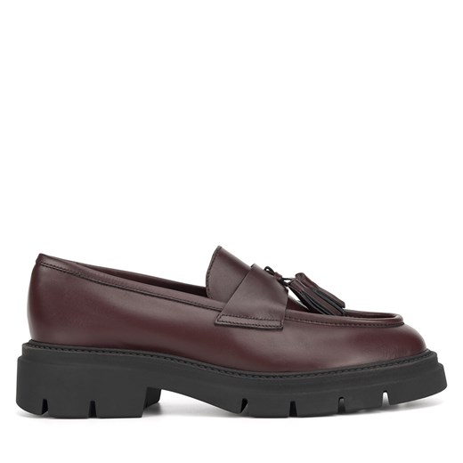 Loafersy Gino Rossi GRACE-I24-26375NB Bordowy Gino Rossi 39 eobuwie.pl