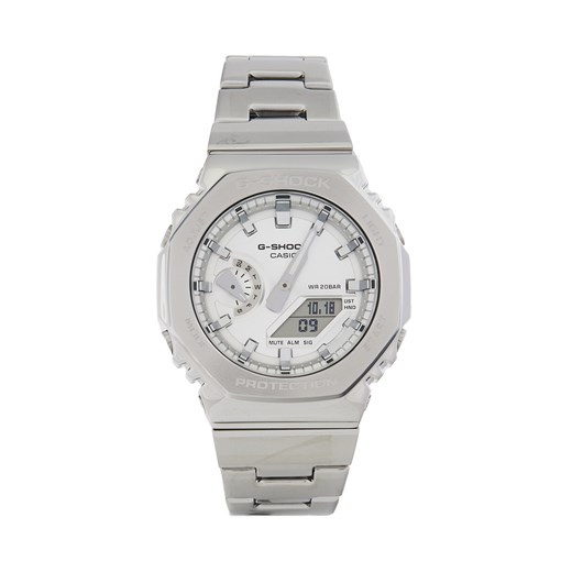 Zegarek G-Shock G-Steel GM-2110D-7AER Srebrny ze sklepu eobuwie.pl w kategorii Zegarki - zdjęcie 177396034