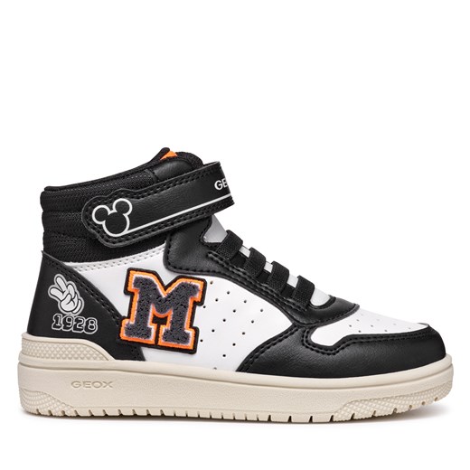 Sneakersy Geox J Washiba Boy J46LQE 05411 C0127 M Czarny Geox 27 okazja eobuwie.pl