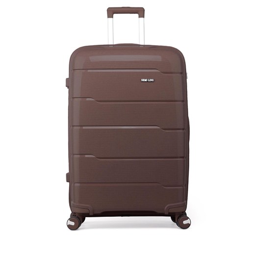 Walizka średnia Semi Line T5792-2 Brązowy Semi Line one size eobuwie.pl