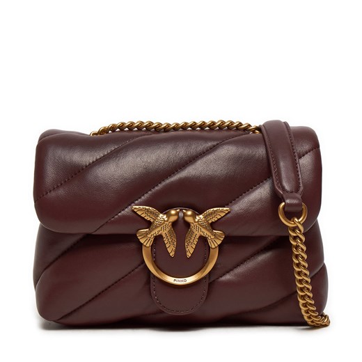 Torebka PINKO Love Puff Mini Cl AI 24-25 PLTT 100039 A0F2 Brązowy Pinko one size eobuwie.pl