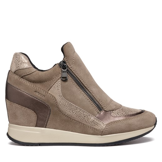 Sneakersy Geox D Nydame D620QA 022JS C6029 Beżowy Geox 40 eobuwie.pl